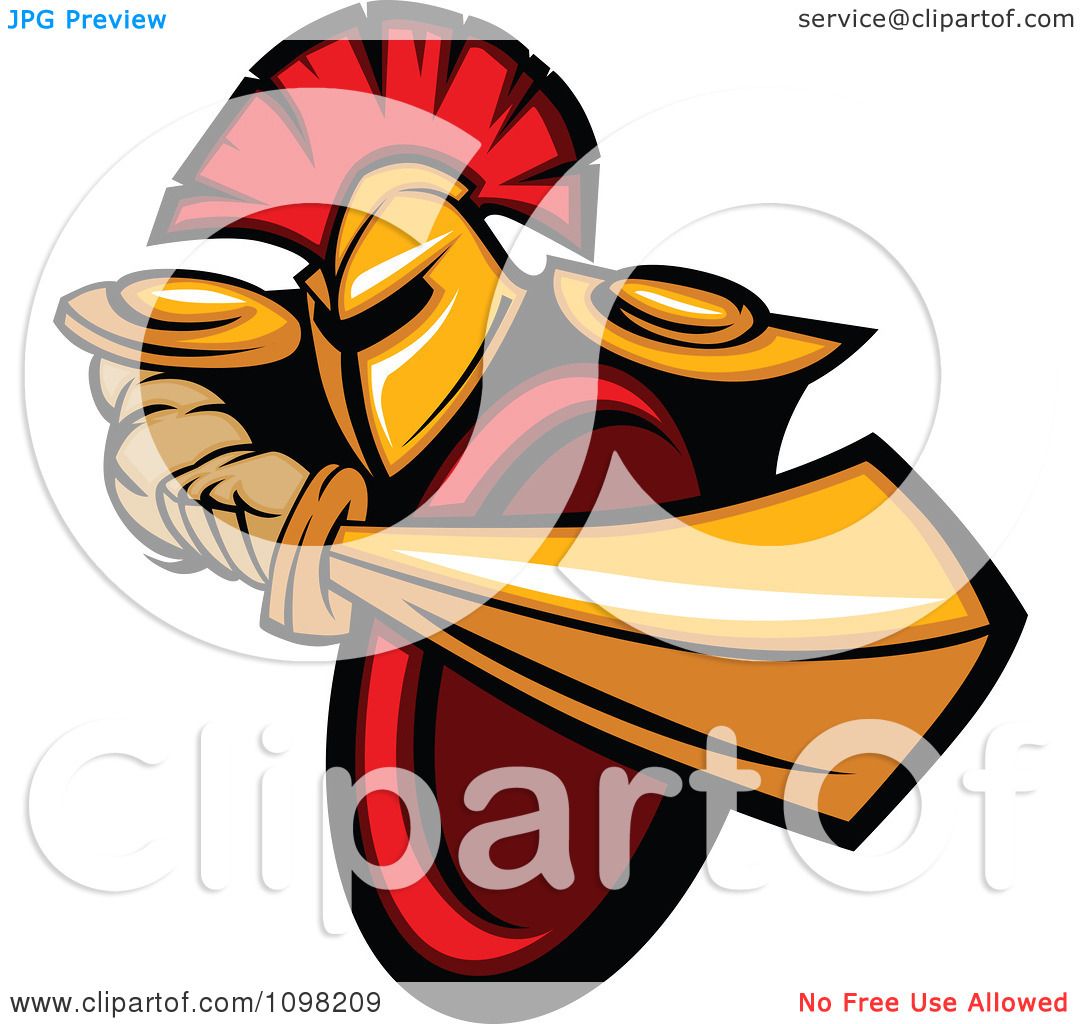 1080x1024 Clipart Strong Spartan Warrior Stabbing With His Gold Sword