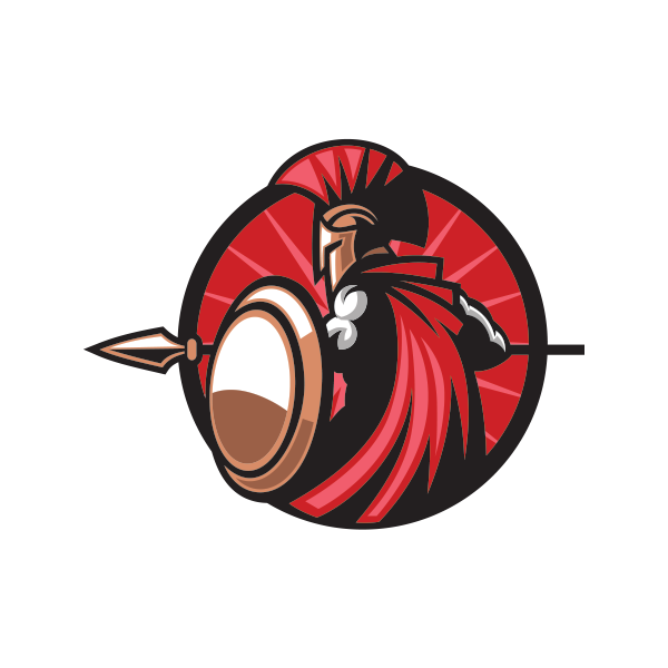 600x600 Printed Vinyl Spartan Warrior With Shield And Sword Stickers Factory