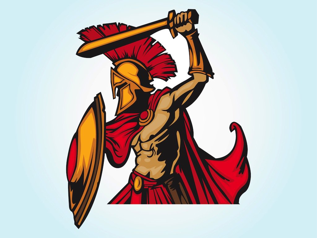 1024x769 Spartan Warrior Vector Art Amp Graphics