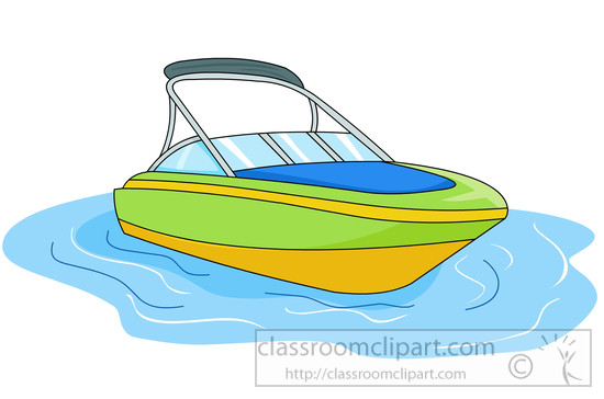 550x364 Speed Boat Clipart Boats And Ships Clipart Speed Boat In Water