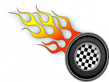 220x165 Free Race Track Clip Art