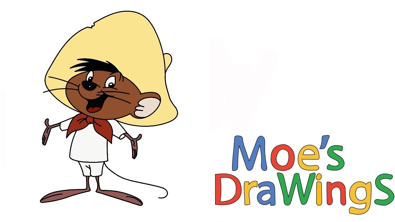 1280x720 Speedy Gonzales How To Draw And Coloring Fun New Hd Video For Kids