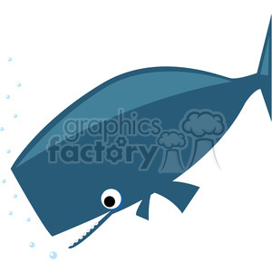 300x300 Royalty Free Sperm Whale Clip Art On White 387157 Vector Clip Art
