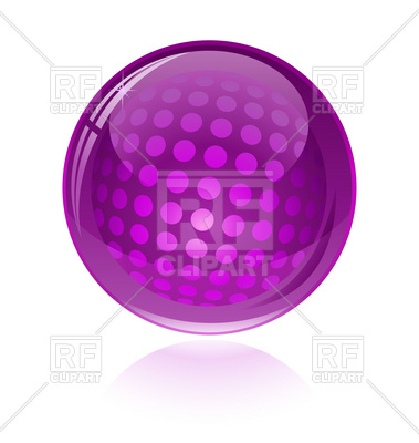 379x400 Glossy Abstract Sphere Royalty Free Vector Clip Art Image