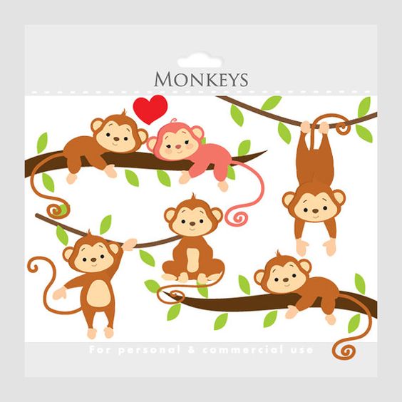 564x564 Spider Monkey Clip Art