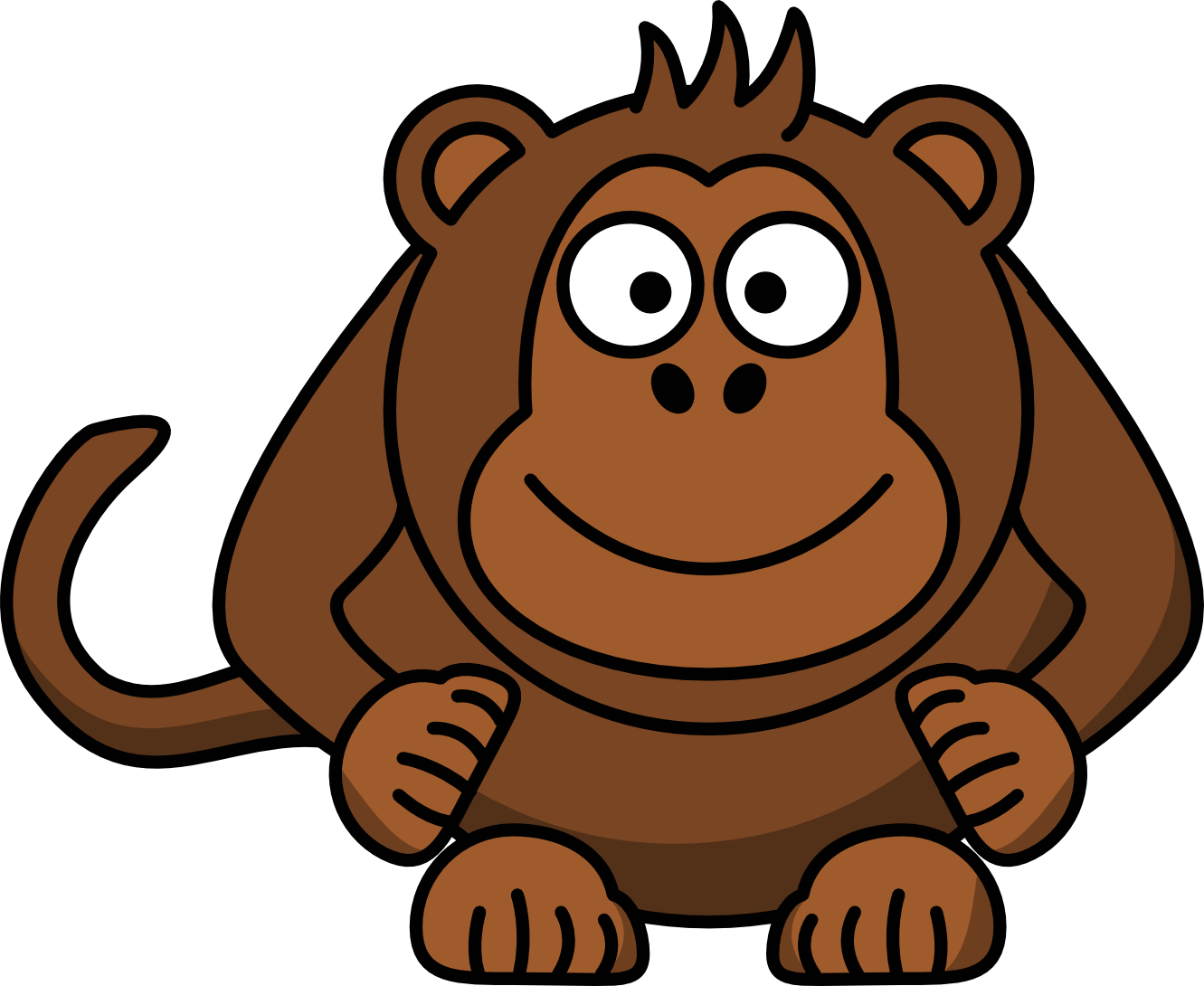 1331x1090 Clip Art Spider Monkey Clip Art
