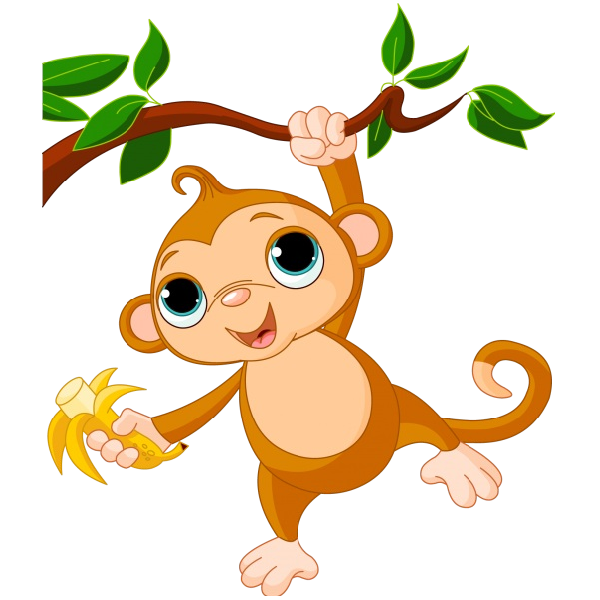 600x600 Spider Monkey Clip Art