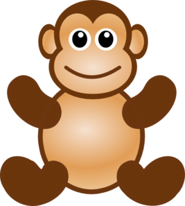 267x297 Hanging Monkey Clipart Free Images Clipartbarn