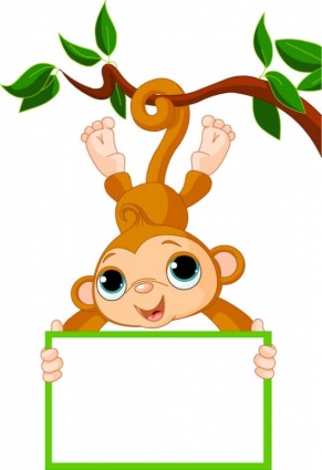 291x425 Spider Monkey Clipart