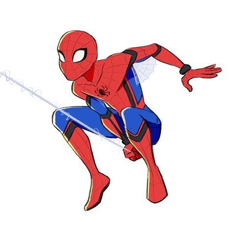 480x480 Spiderman Clipart Clipartpen