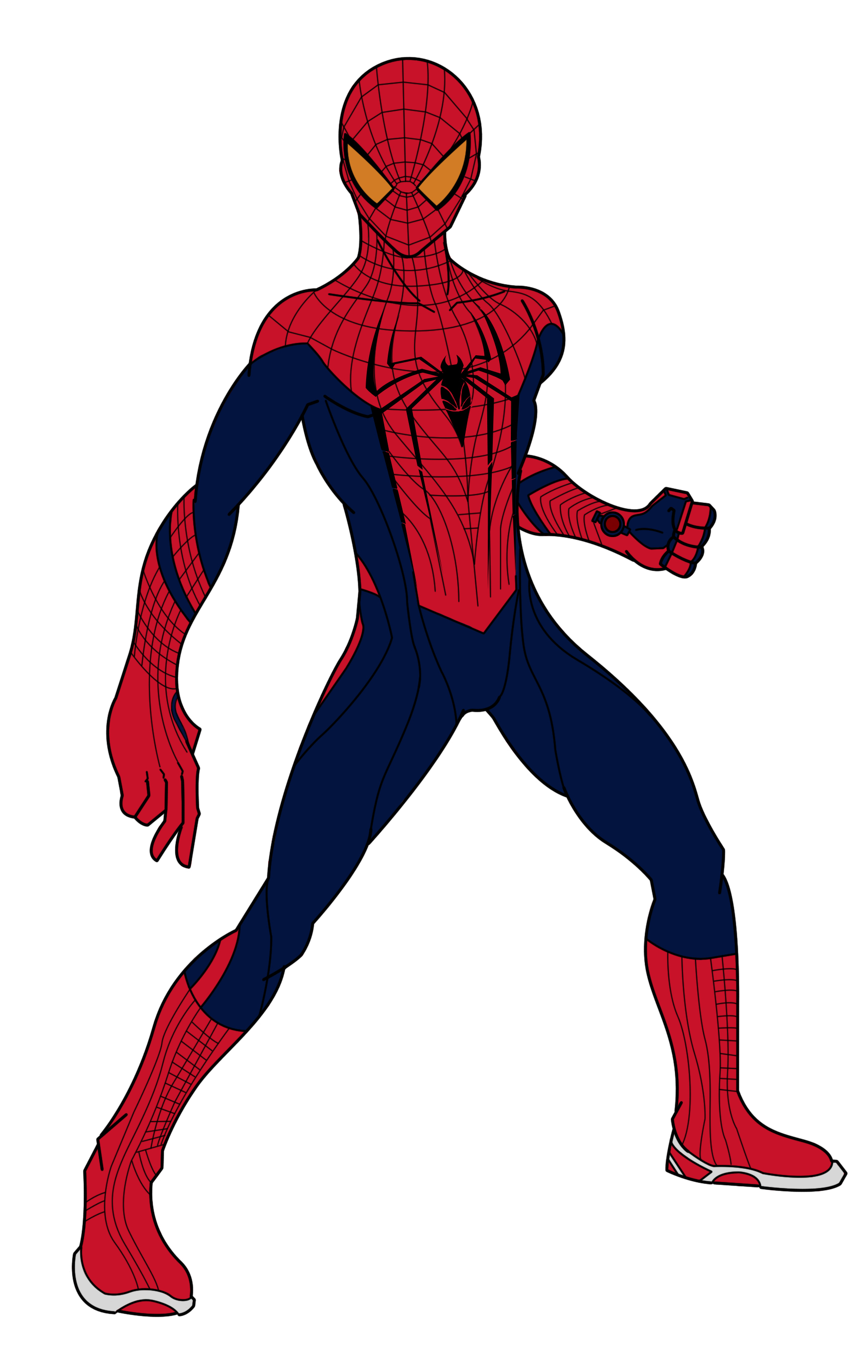 1726x2703 Spiderman Cartoon Drawing Spiderman Cartoon Free Download Clip
