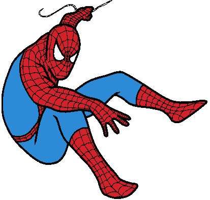 413x393 Spider Man Clipart Cartoon Character