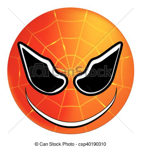 450x470 Smiley Superhero Spiderman. Smiley Superhero Spider Man, Vector