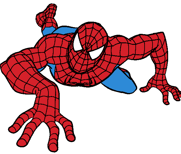 591x505 Spiderman Web Clip Art