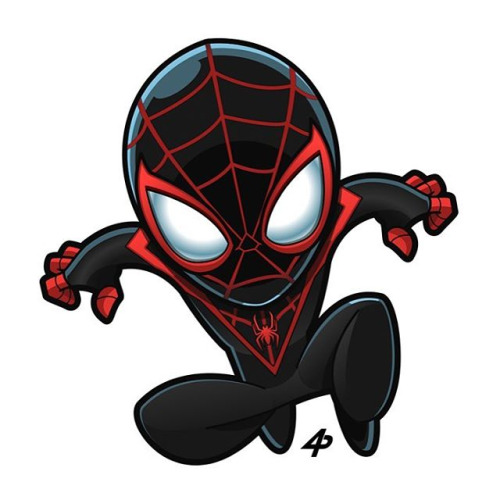 500x500 Collection Of Spiderman Chibi Drawing High Quality, Free