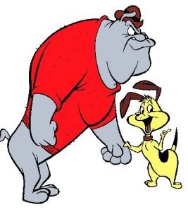 267x300 Free Clipart Of Bulldog Named Spike