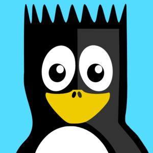 300x300 Spike Penguin Clip Art