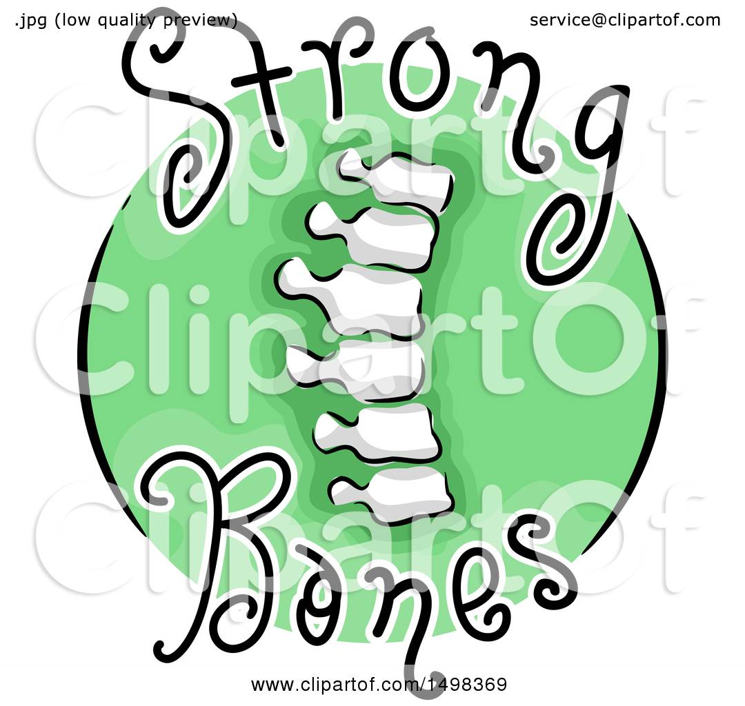 1080x1024 Clipart Of A Spine On A Strong Bones Icon