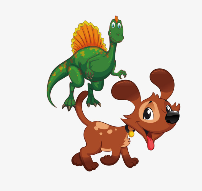 650x615 Spinosaurus Green And Brown Puppy, Cartoon, Green Spinosaurus