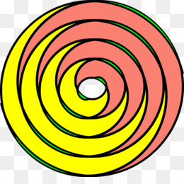 260x260 Spiral Circle Clip Art