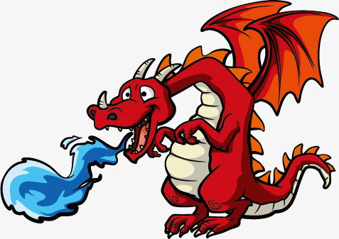 477x337 Fire Breathing Dinosaur, Spitfire, Dinosaur, Red Png And Vector