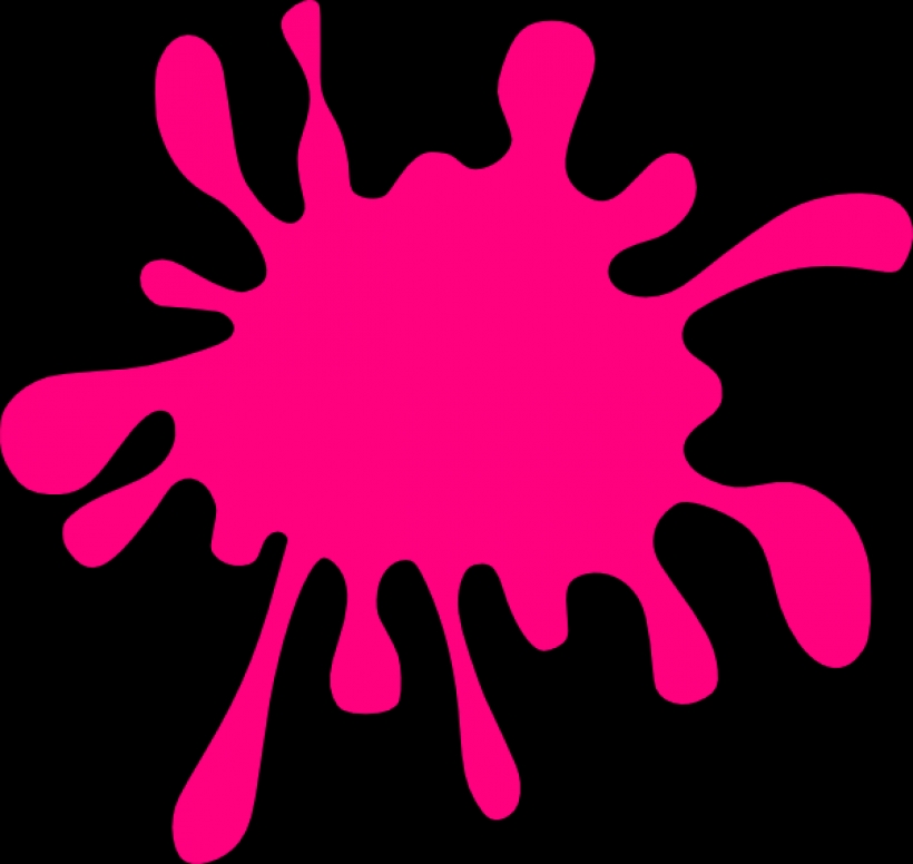 820x776 Pink Splatter Clip Art