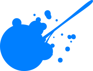 299x228 Blue Paint Splatter Clip Art Paint Spill And Splatter