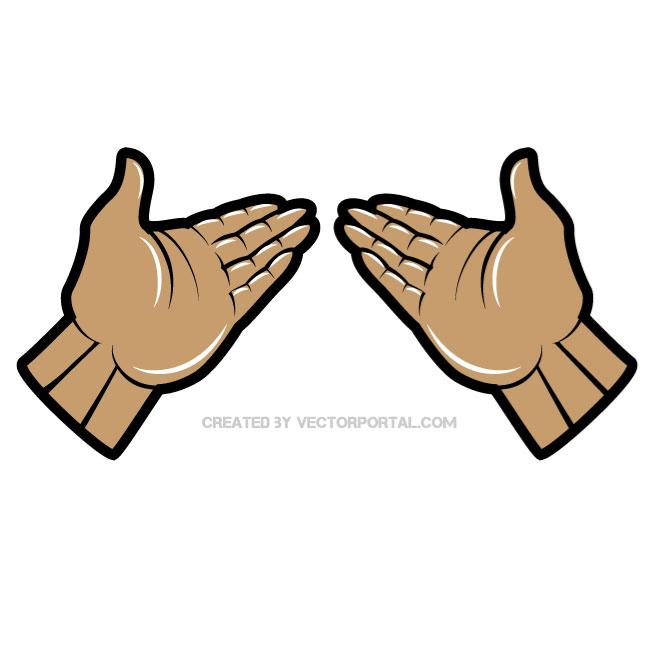660x660 Hands Vector Clip Art