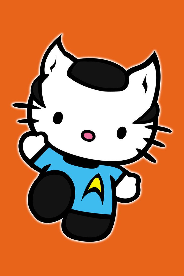 730x1095 Hello Kitty In Spock Costume I Enjoy Being A Geek