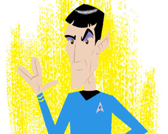 340x270 Spock Illustration Etsy
