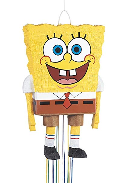 424x606 Spongebob Squarepants Pinata, Pull String Toys Amp Games