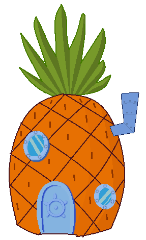 287x470 Pineapple Clipart Spongebobs