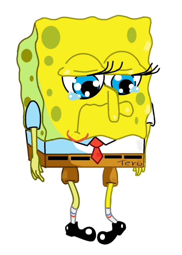 755x1059 Sad Spongebob By Teruchan716