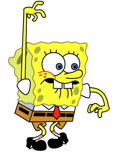 380x500 Spongebob Face Clipart
