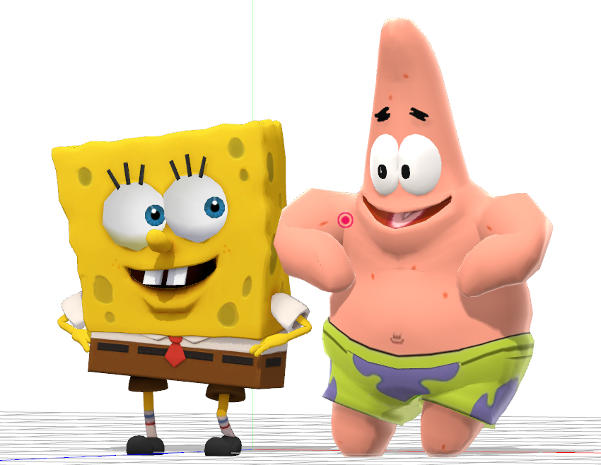 850x658 Spongebob Patrick Rig Commission By Chatterhead
