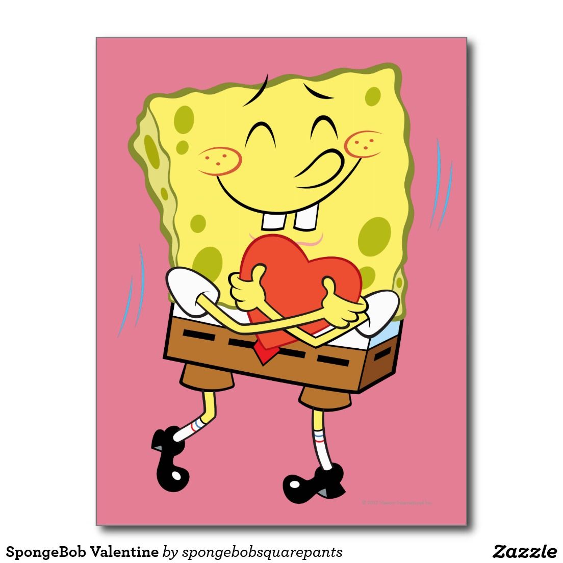 1104x1104 Spongebob Valentine Postcard