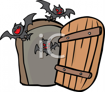 350x308 Door Clipart Spooky