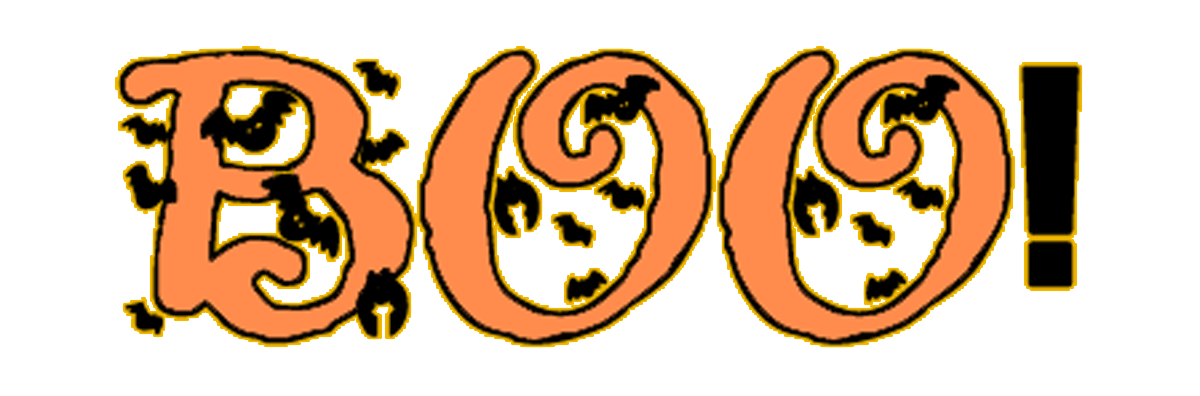 1200x396 Spooky Banner Cliparts