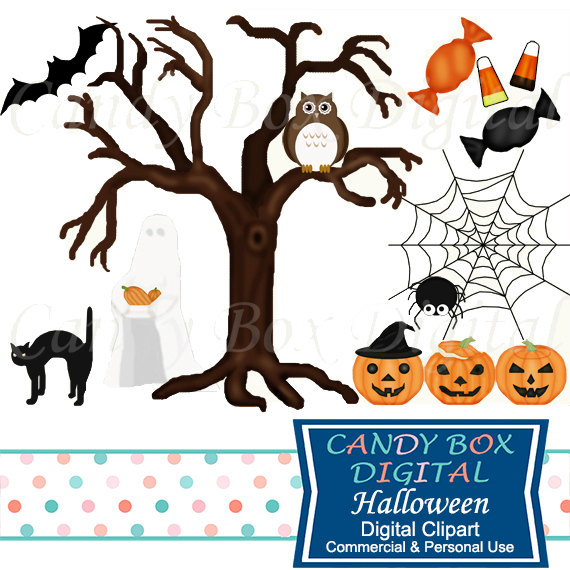 570x570 Items Similar To Halloween And Pumpkin Clipart, Spooky Ghost Clip