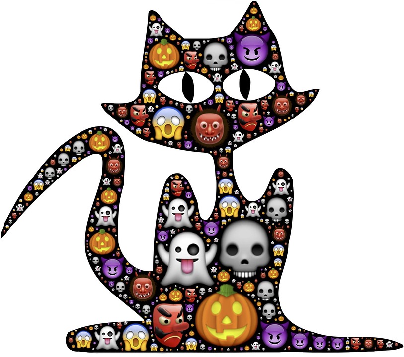 813x720 Scary Cats Cliparts