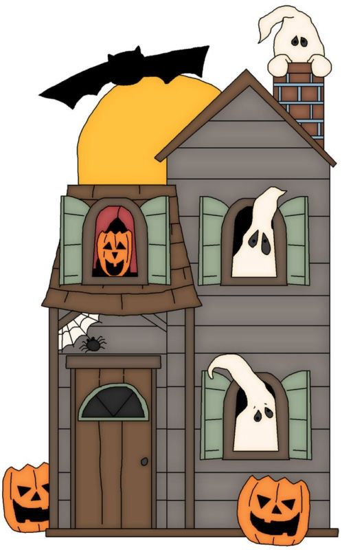 498x800 Halloween Haunted House Clip Art Clip Art