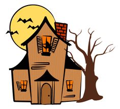 236x213 Haunted House, Bad Spirit In Haunted House Coloring Page
