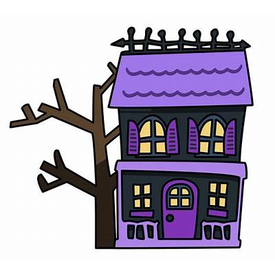 400x400 Haunted House Clipart Village
