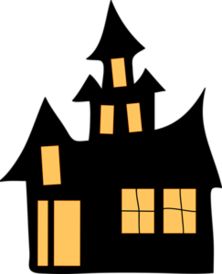 222x274 Mysterious House Clipart