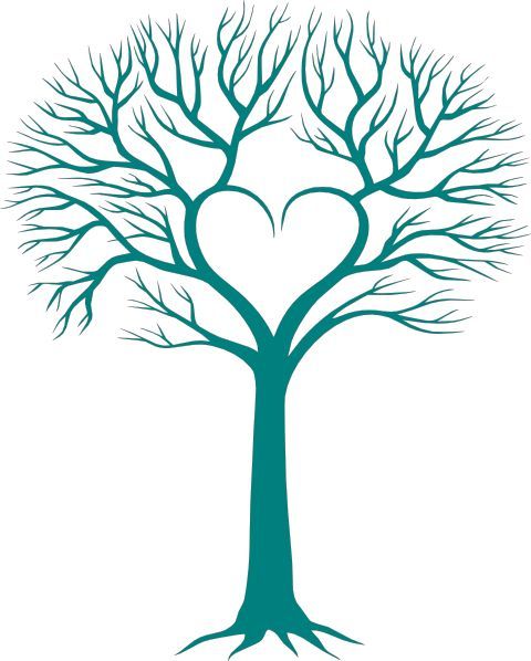 480x598 Family Tree With Heart Clip Art Short Graphics