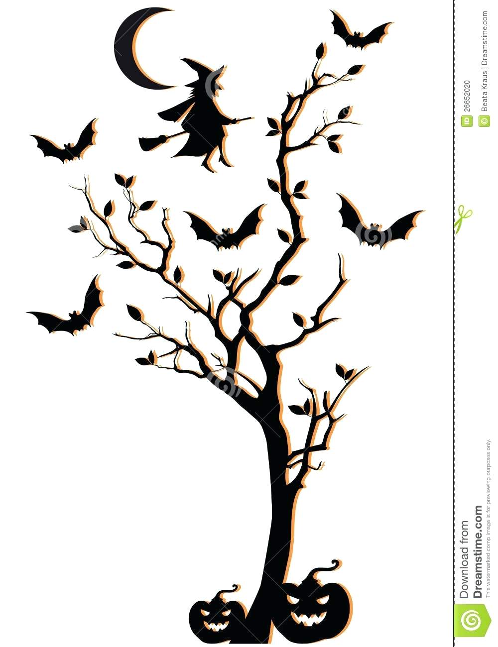Spooky Tree Template