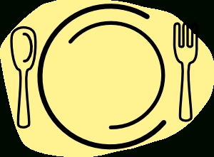 300x221 Iammisc Dinner Plate With Spoon And Fork Clip Art At Clker