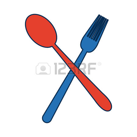 450x450 Spoon Clipart Skull Crossed