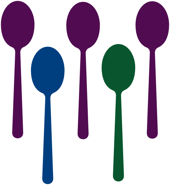 552x600 Spoons Clip Art