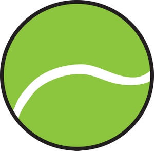 300x294 Tennis Ball Clipart Image